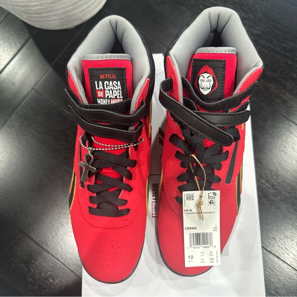 Reebok x La Casa de Papel Money Heist F/S HI WOMEN Size USA 10 NEW
